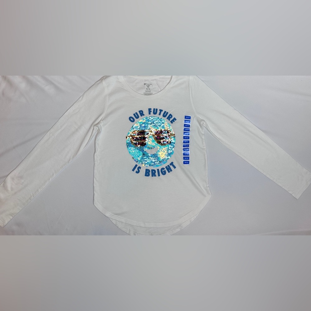 “OUR FUTURE IS BRIGHT” long sleeved T-shirt